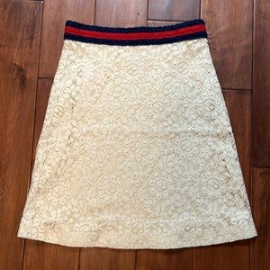 GUCCI Auth Crochet Skirt